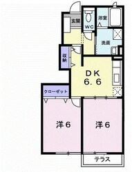 エスタシオン　Ａの物件間取画像